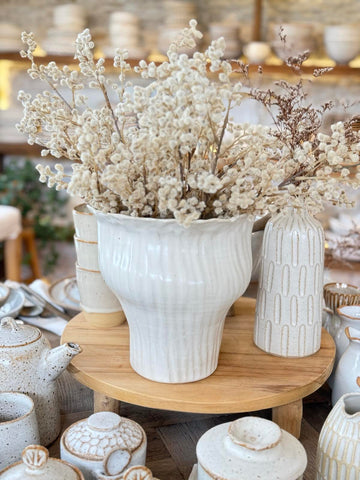 Milkstone vase