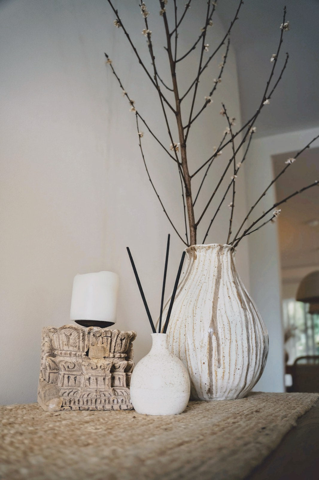 Stonewhite Trace Grande Vase