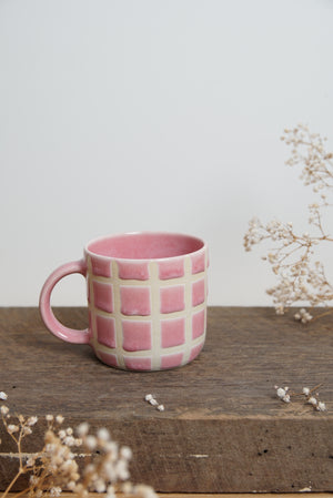 Tickled pink mugs