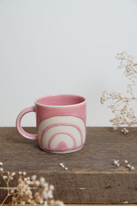 Tickled pink mugs