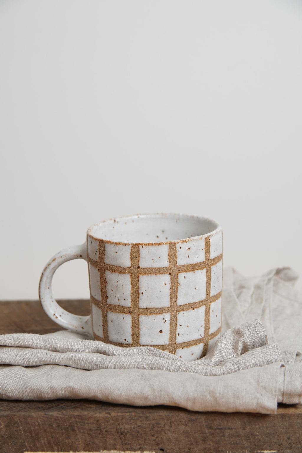 Basket weave mug
