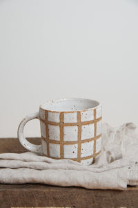 Basket weave mug