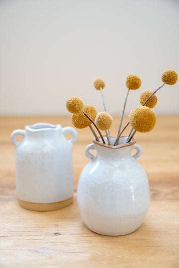 Little bud vase - with handles