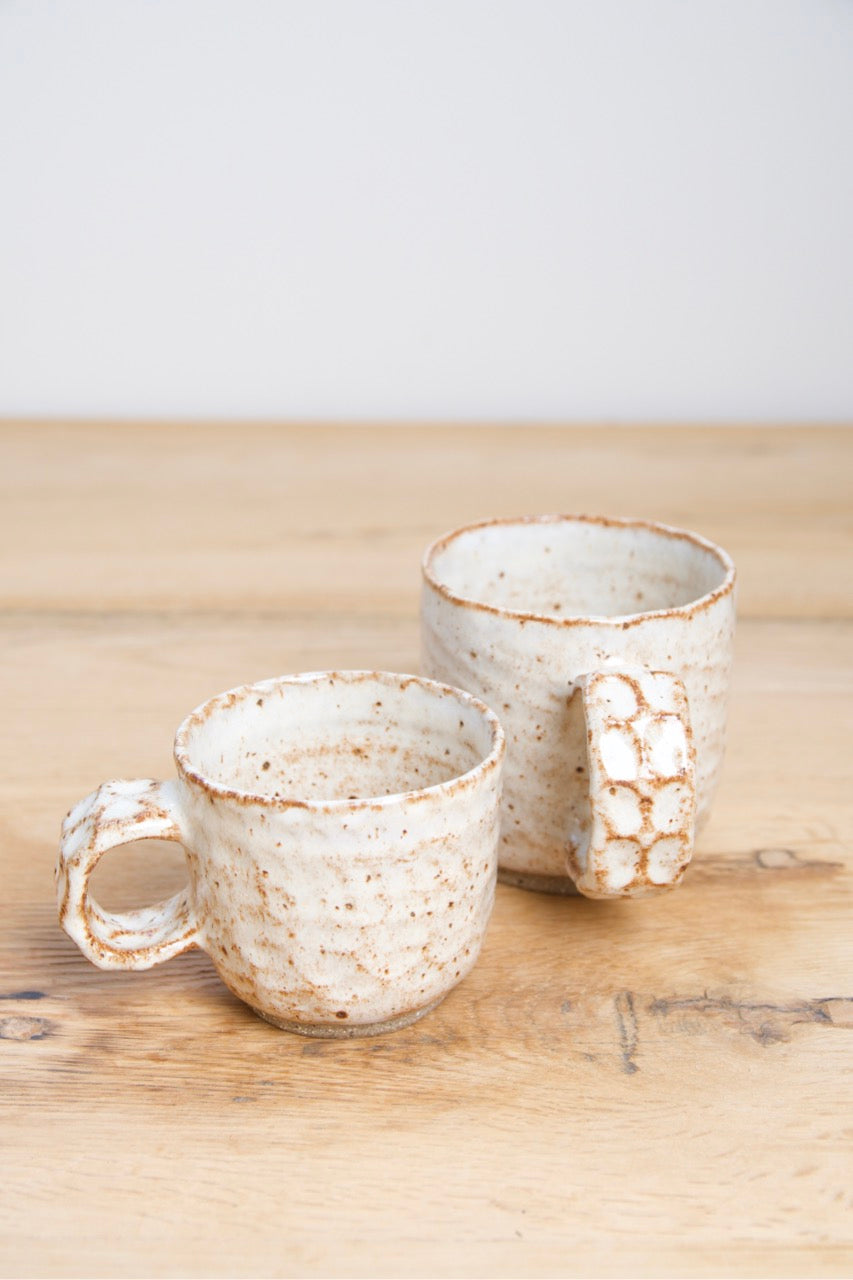 Rustic dinosaur mug