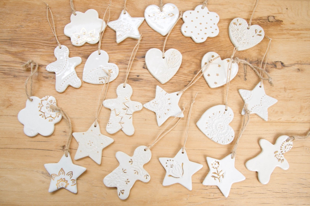 Christmas tree ornaments x3 - SALE