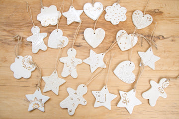 Christmas tree ornaments x3 - SALE
