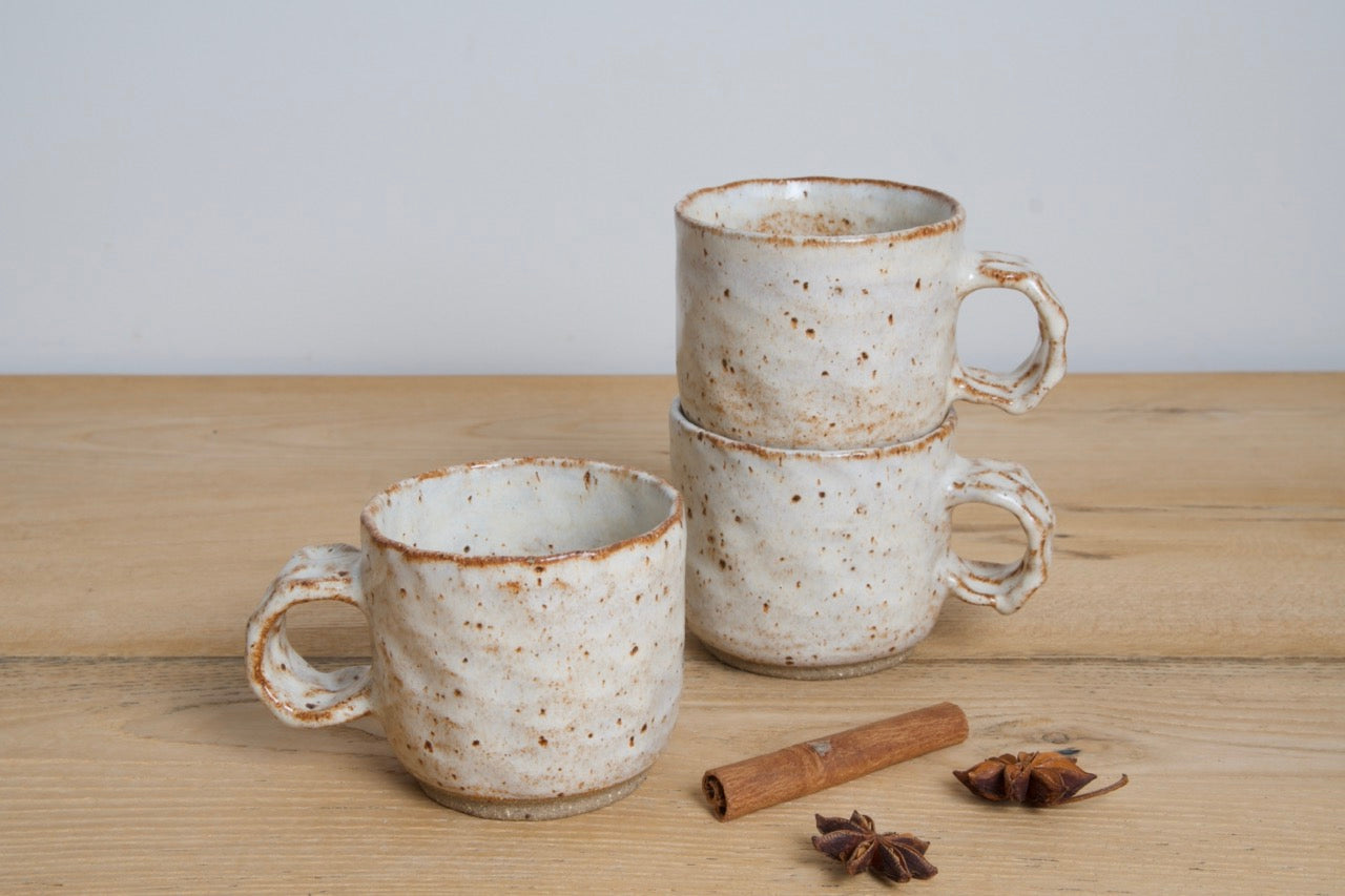 Rustic dinosaur mug