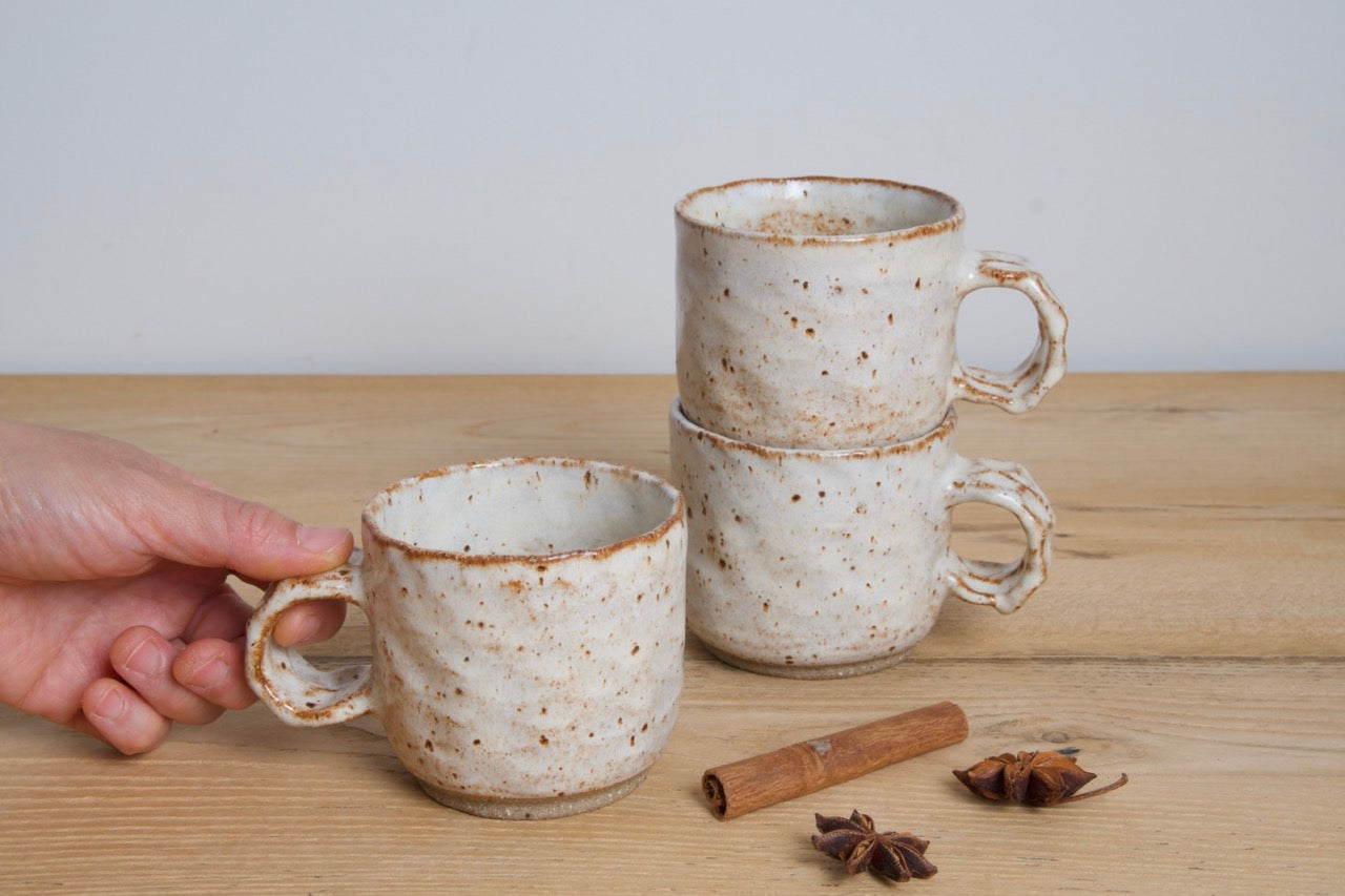 Rustic dinosaur mug