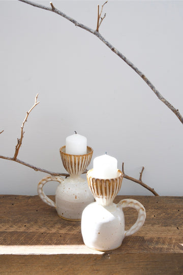 Agni Candle holder with handle