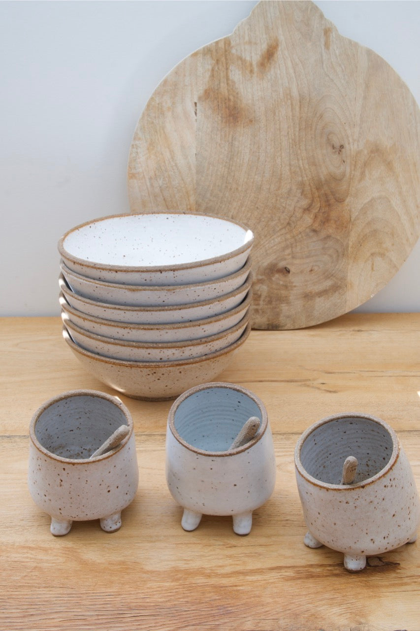 Salt pod with spoon