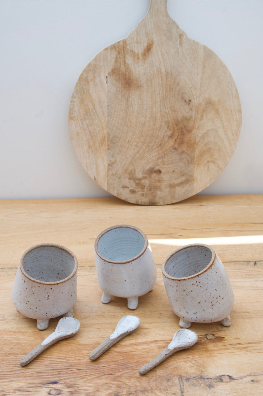 Salt pod with spoon