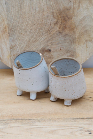 Salt pod with spoon