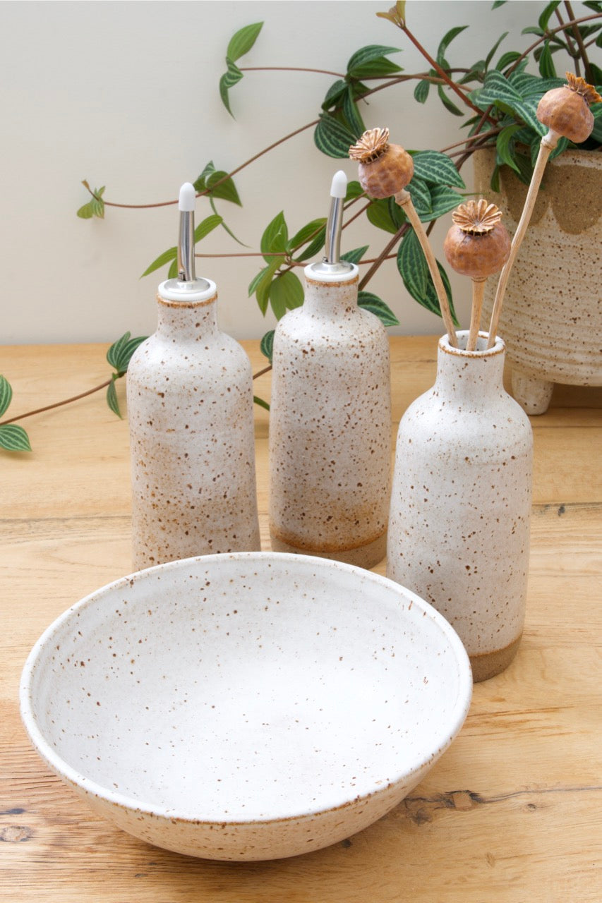 Rustic Pourer for oil/vinegar