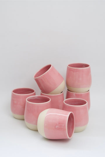 Pink hug cup