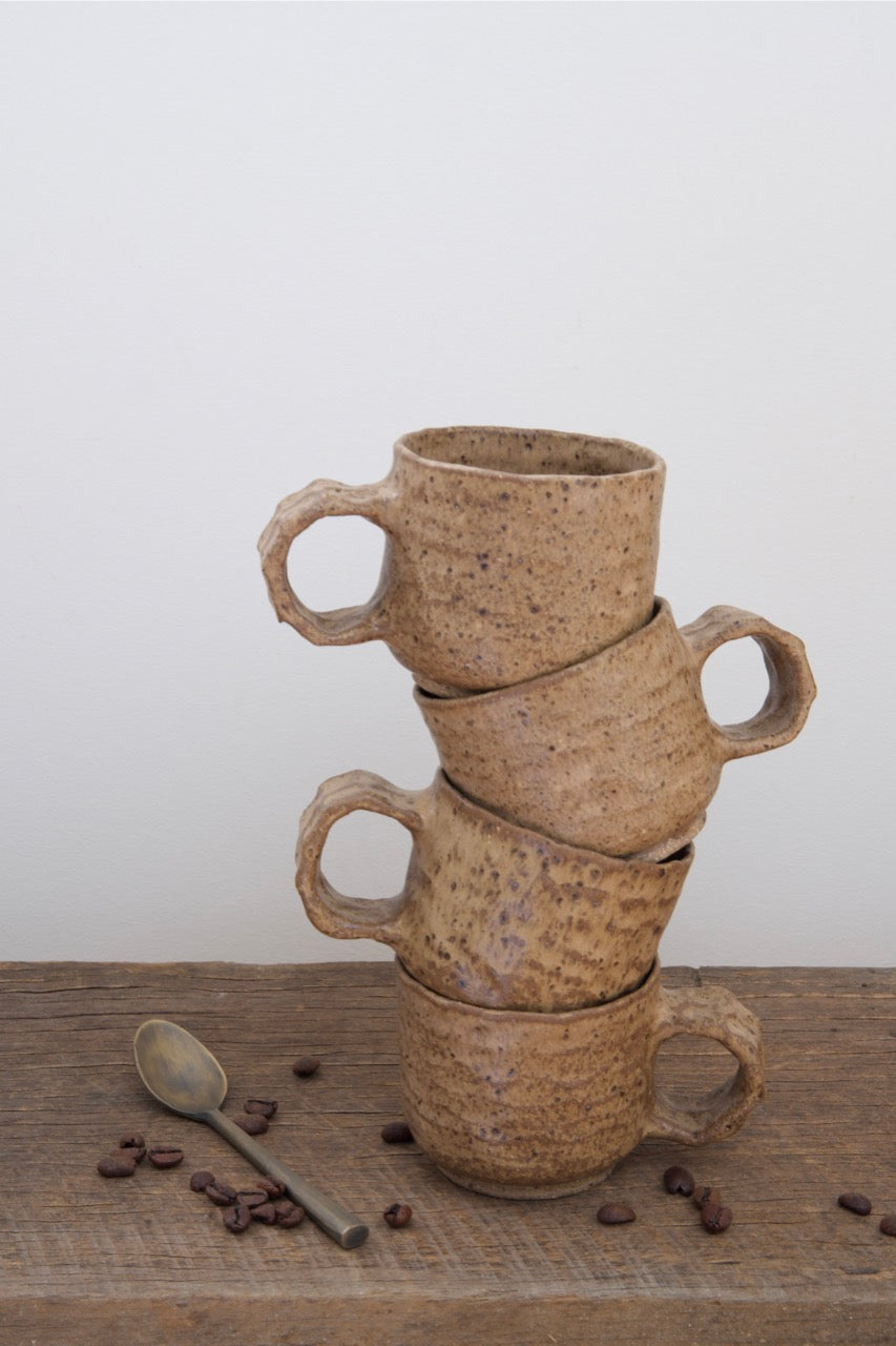Rustic dinosaur mug