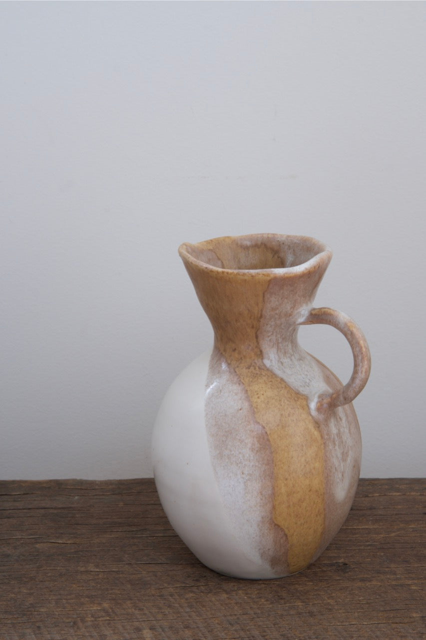 Vintage ring handled vase