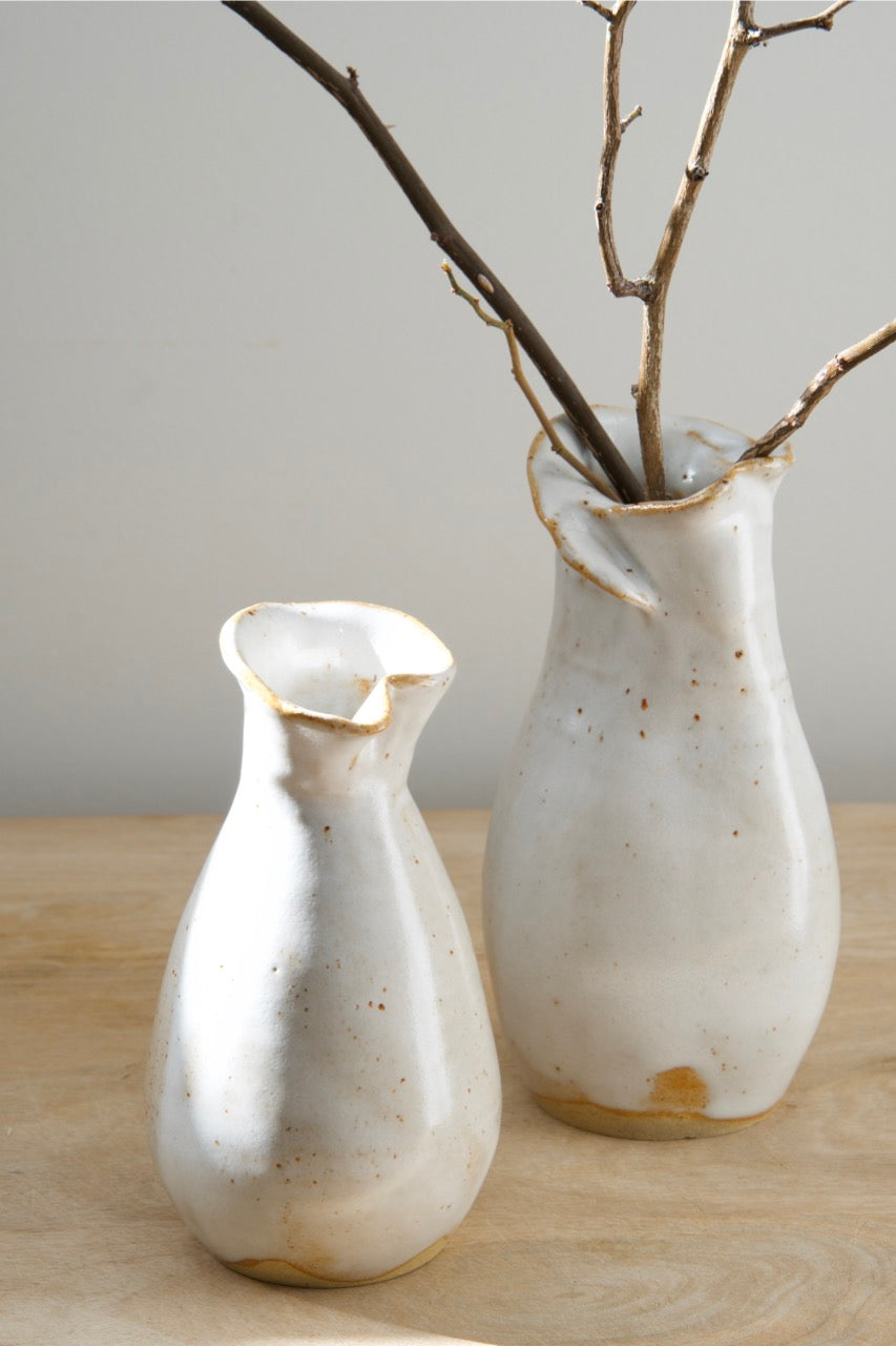 Wavecrest vase, set of 2 - SALE