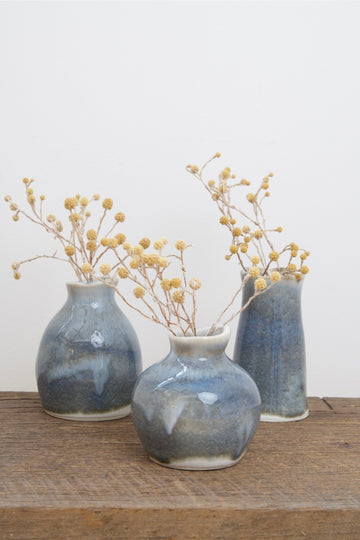 Storm cloud bud vase