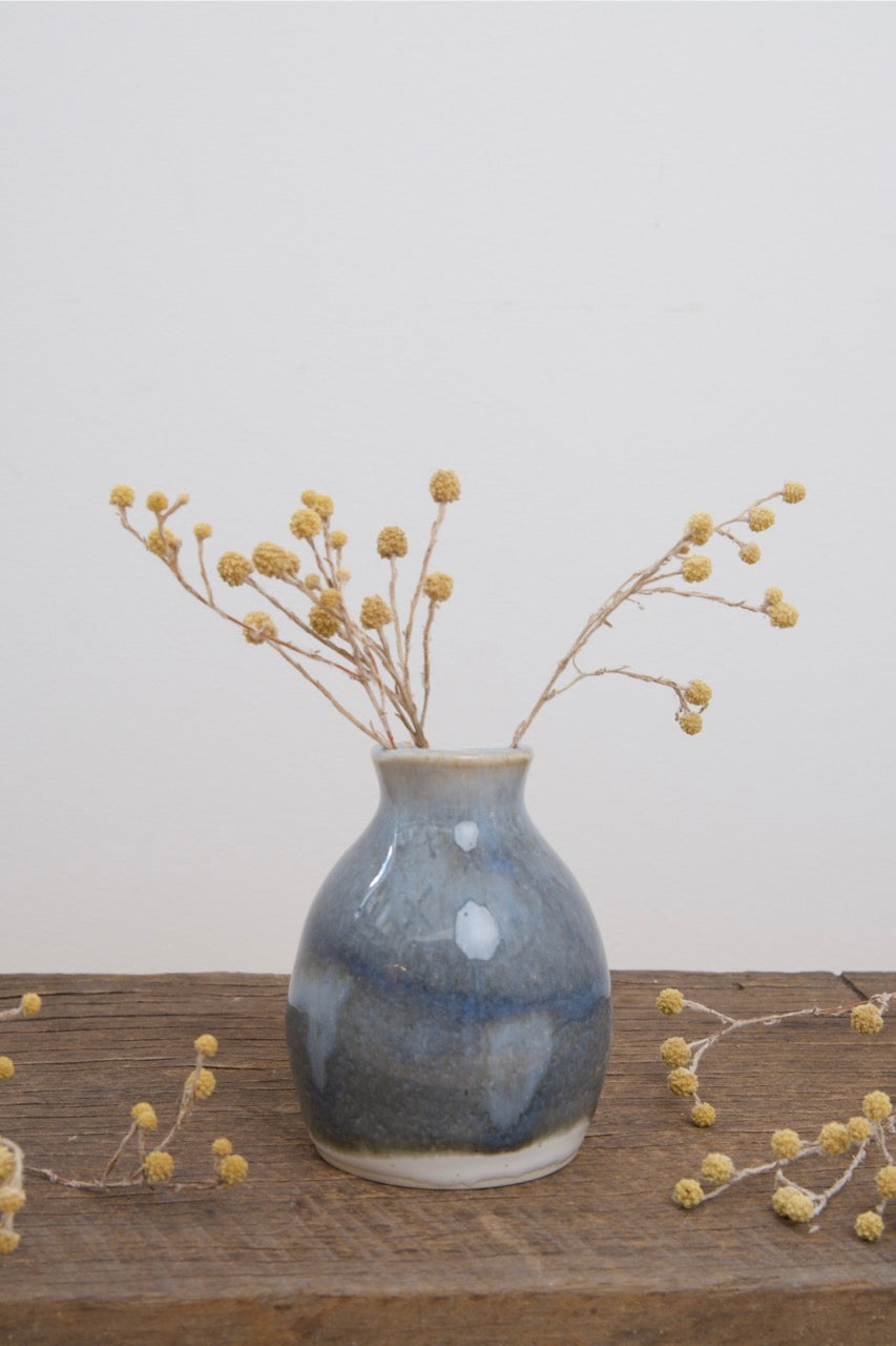 Storm cloud bud vase