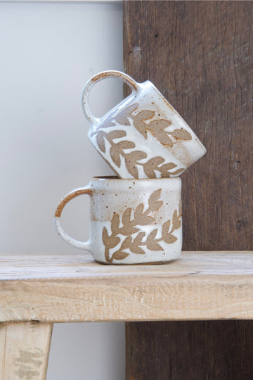 Whispering leaves mug