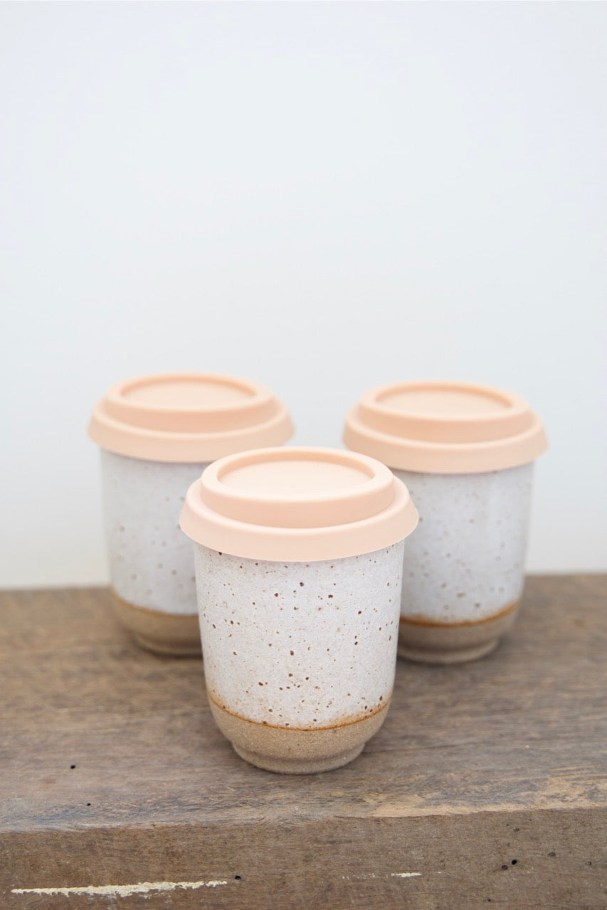 8oz Speckle Go cup, soft matte