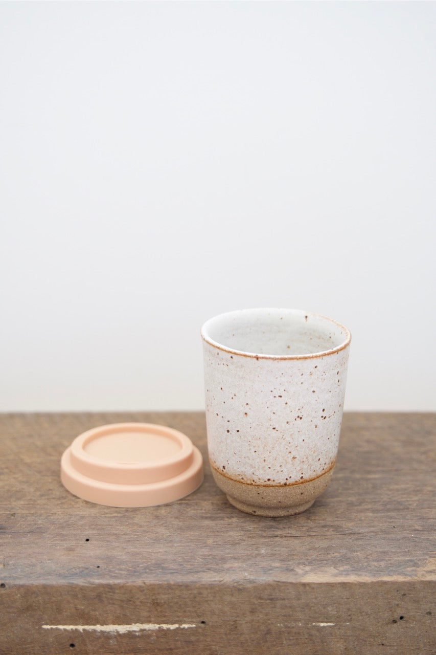 8oz Speckle Go cup, soft matte