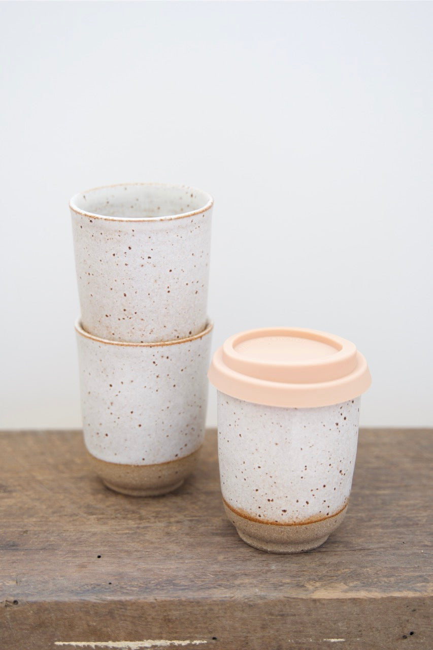 8oz Speckle Go cup, soft matte