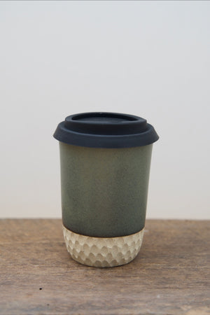 12oz Go cup in natural honeycomb