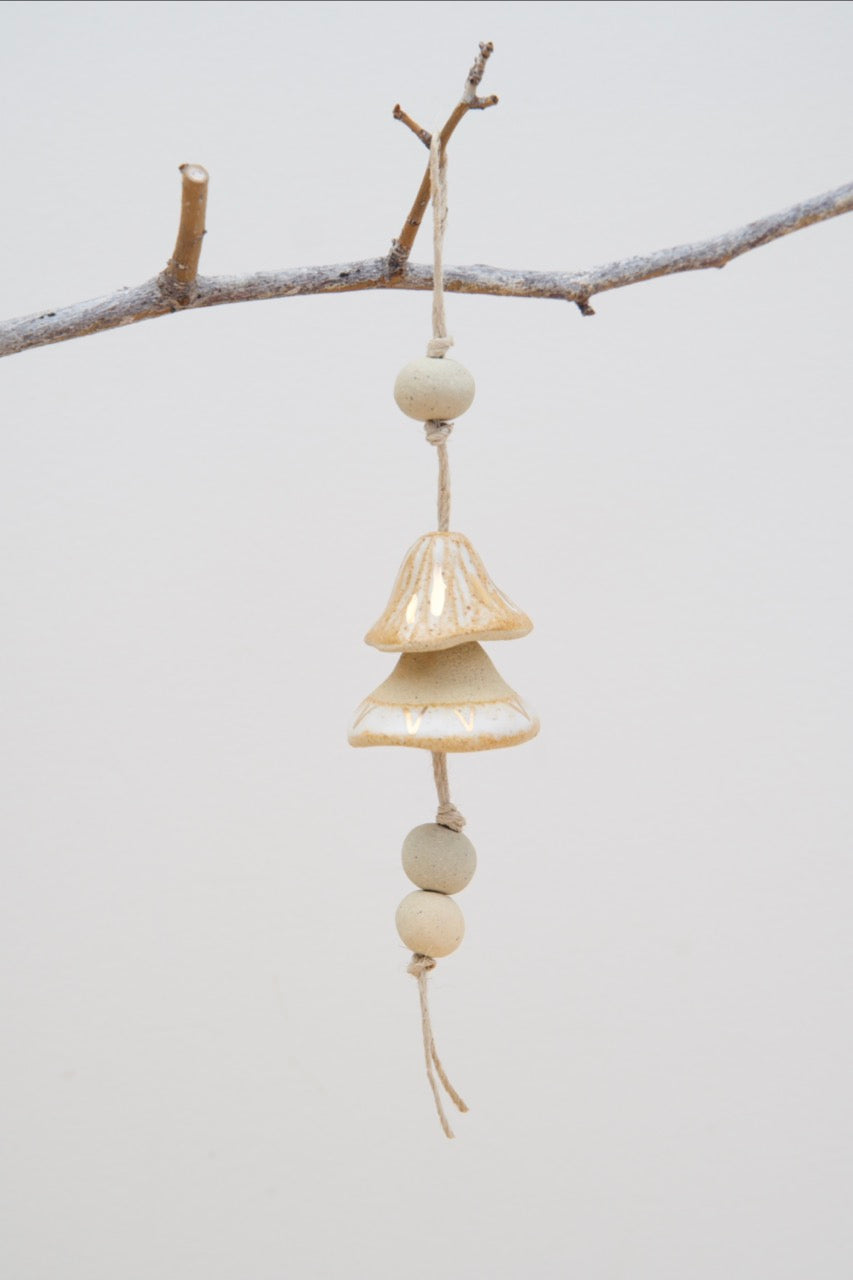 Layered tree bells - a hanging ornament for your Christmas tree or home