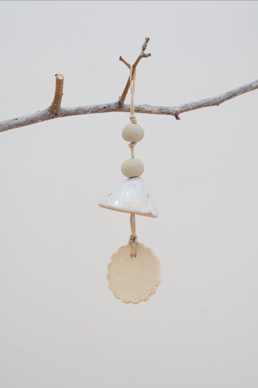 Layered tree bells - a hanging ornament for your Christmas tree or home
