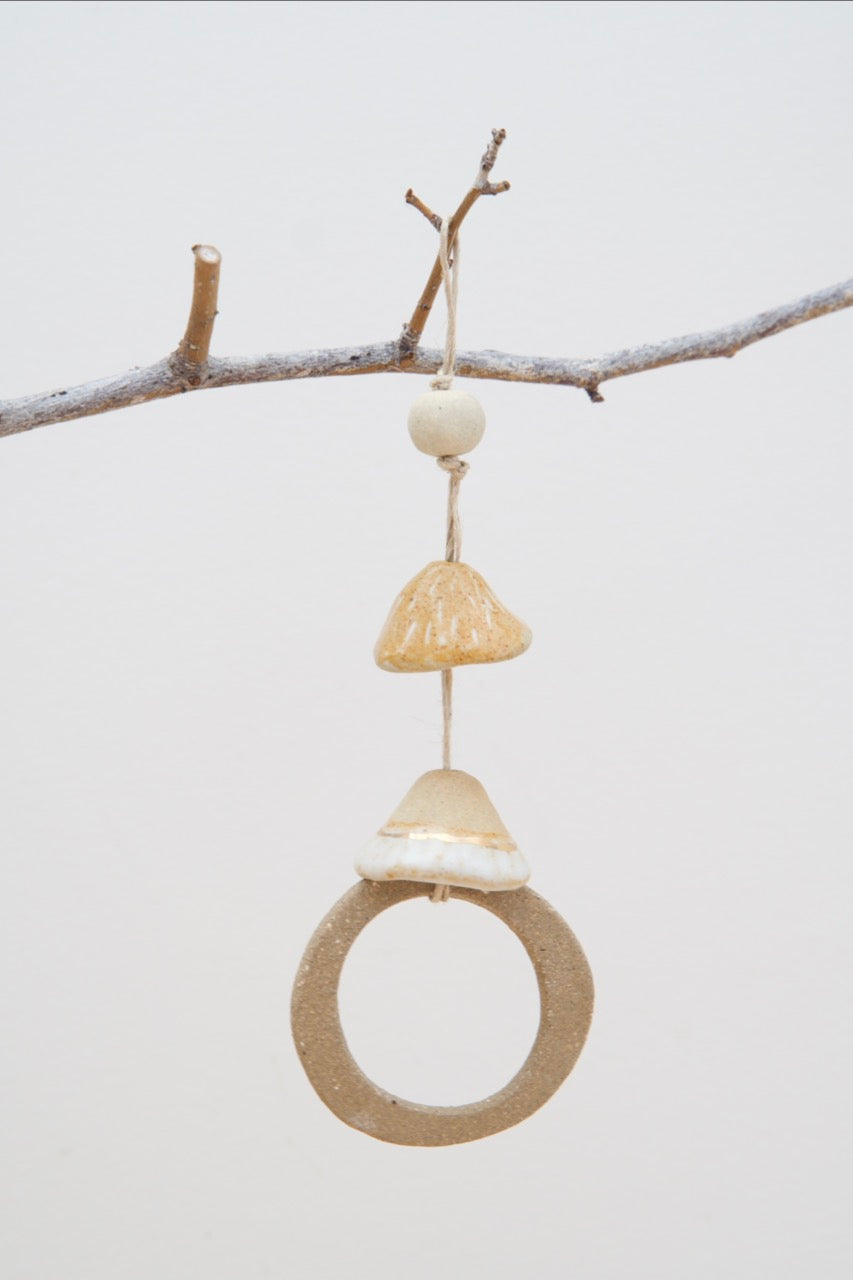 Layered tree bells - a hanging ornament for your Christmas tree or home