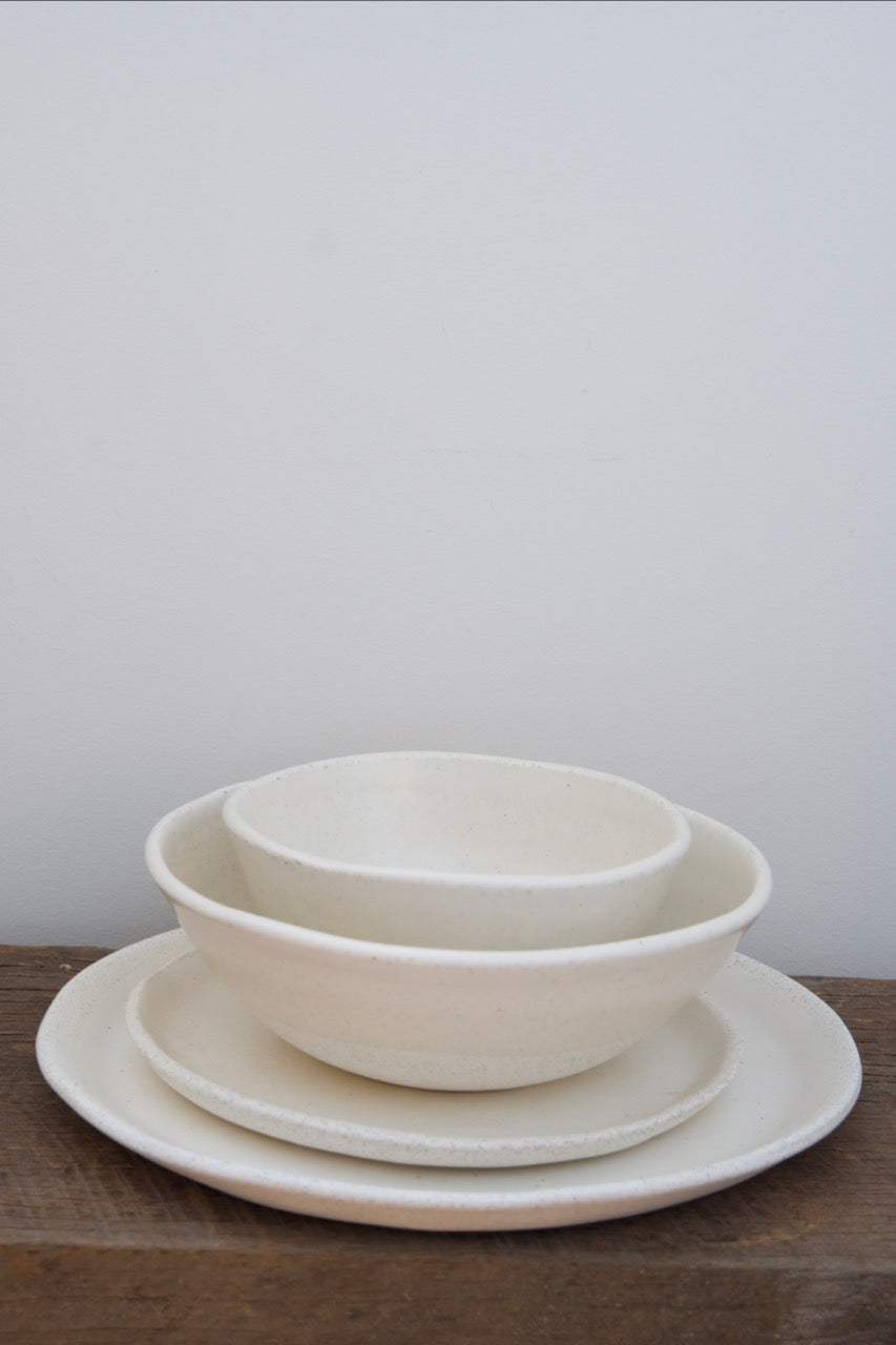 Vanilla cream pasta bowl