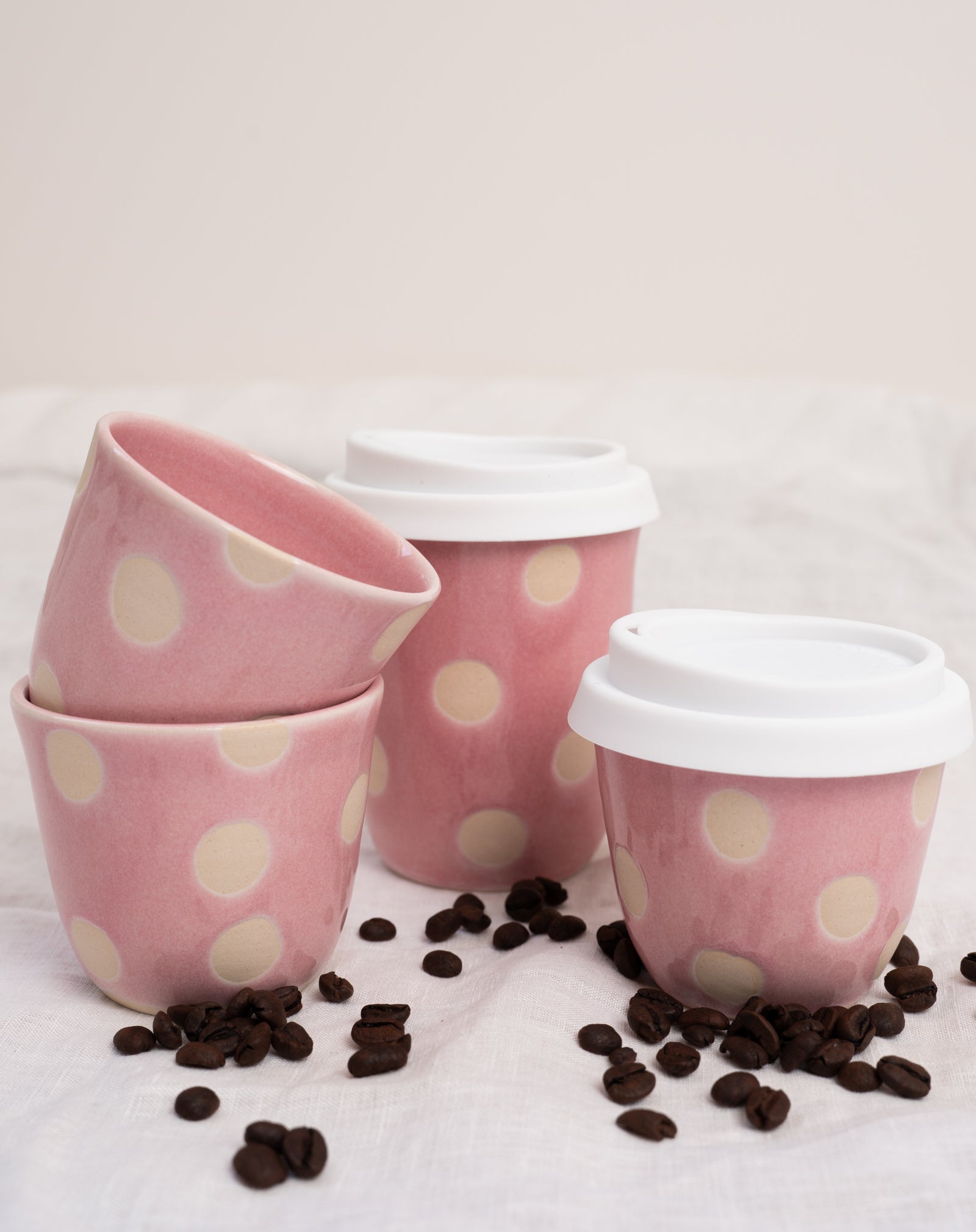 Tickled pink go cup, 4oz