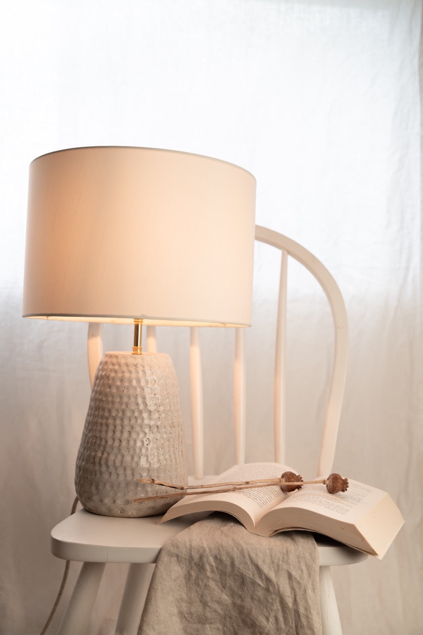 Pebble creek lamp, glazed - SALE