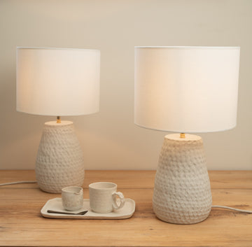Pebble creek lamp - raw - SALE