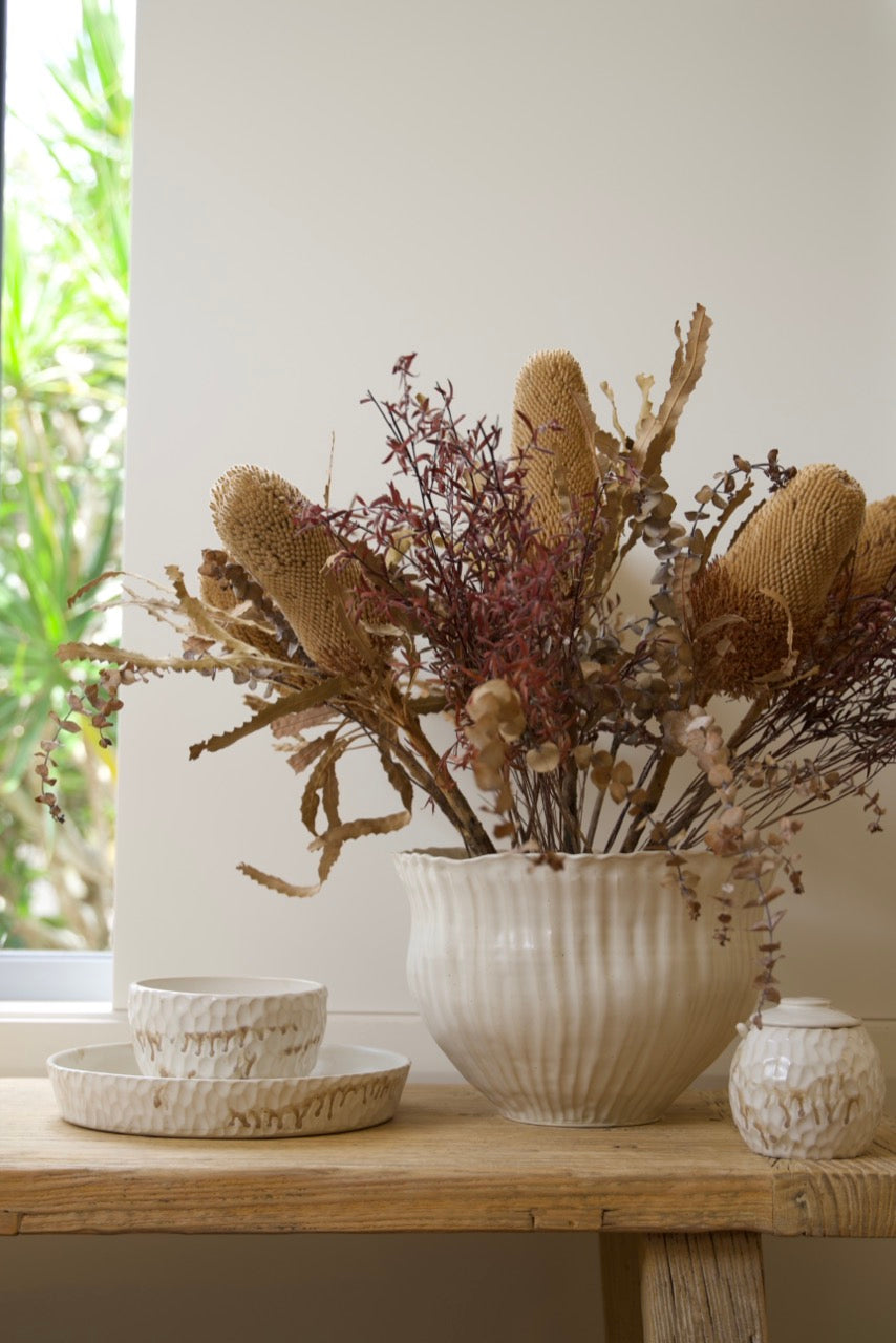 Milkstone vase