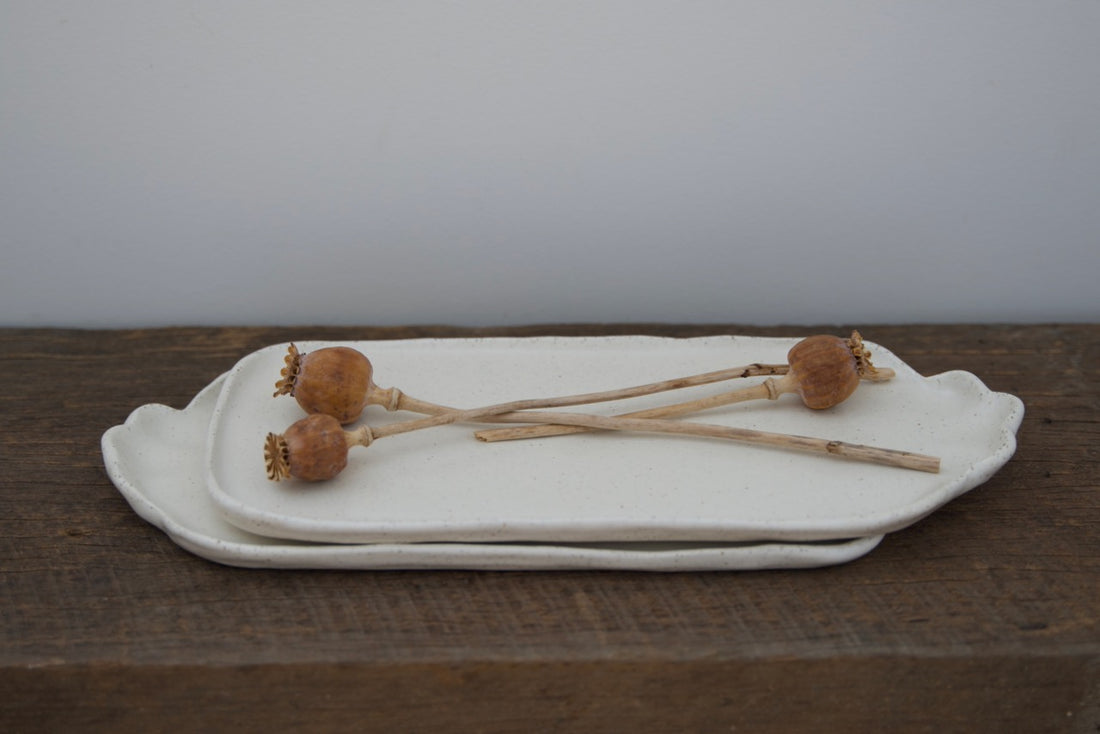 Coastal Grace platter - skinny rectangular