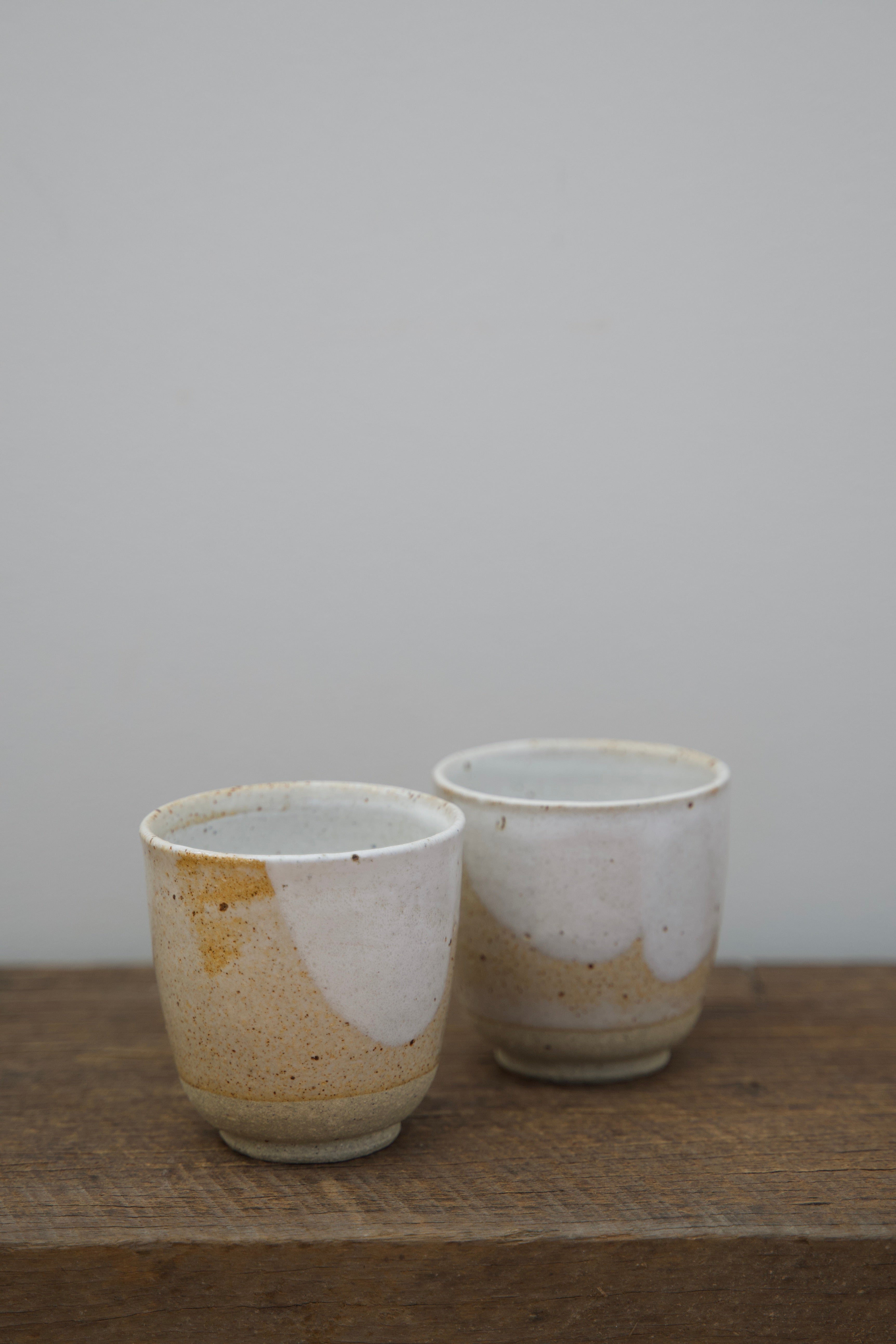 Stonewhite Raku Cups