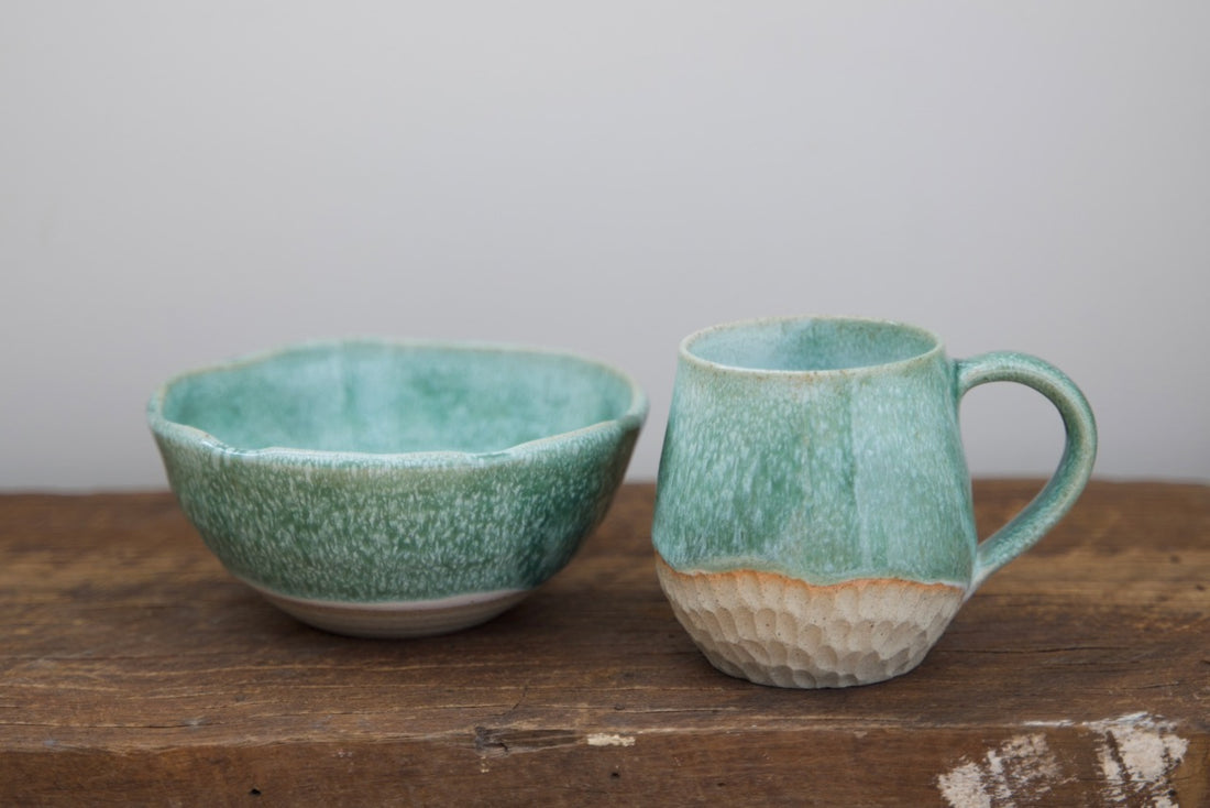 Ocean Shore Belly Mug