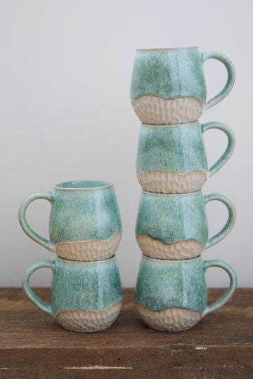 Ocean Shore Belly Mug