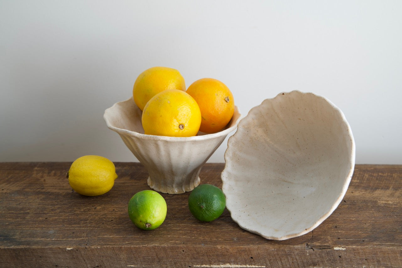 Stonewhite Trace Bowl - noodle bowl size
