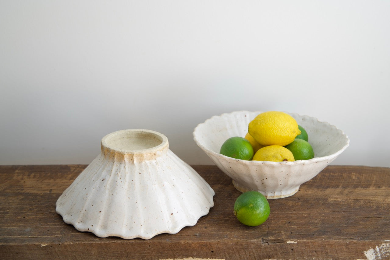 Stonewhite Trace Bowl - Pasta bowl size