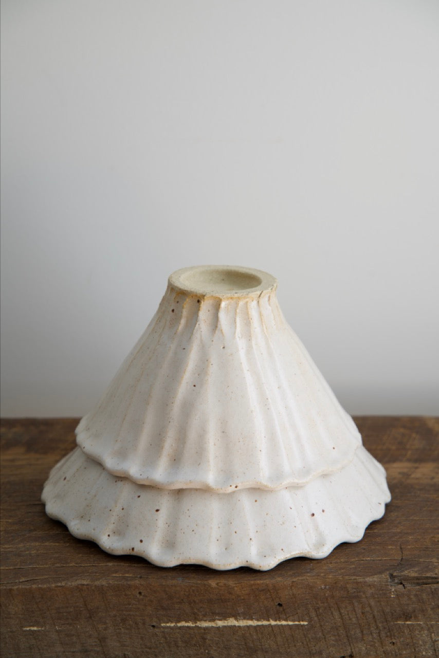 Stonewhite Trace Bowl - noodle bowl size