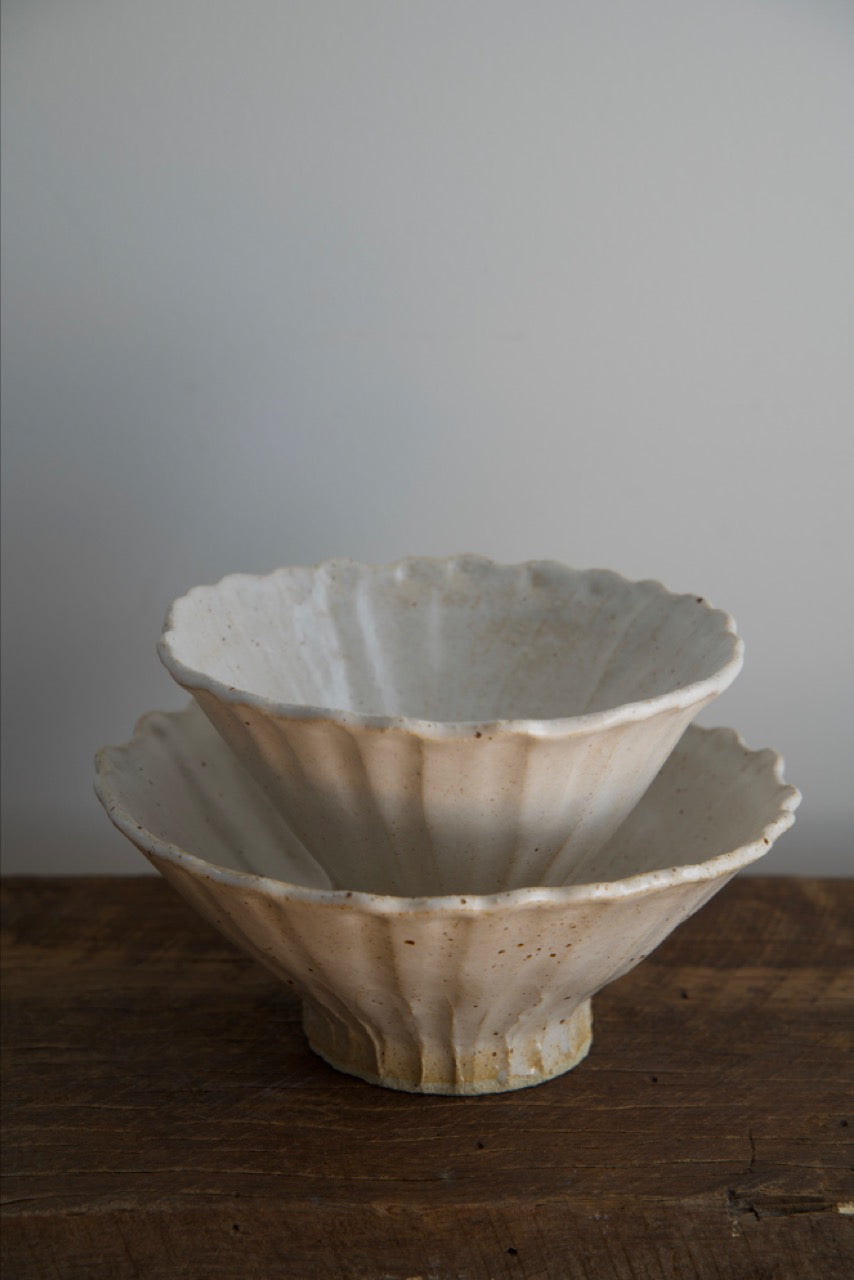 Stonewhite Trace Bowl - noodle bowl size