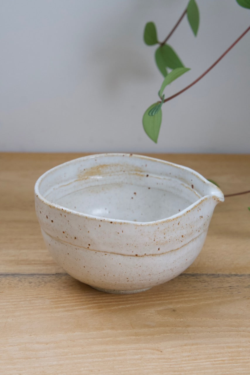 Stonewave Matcha bowl and whisk rest