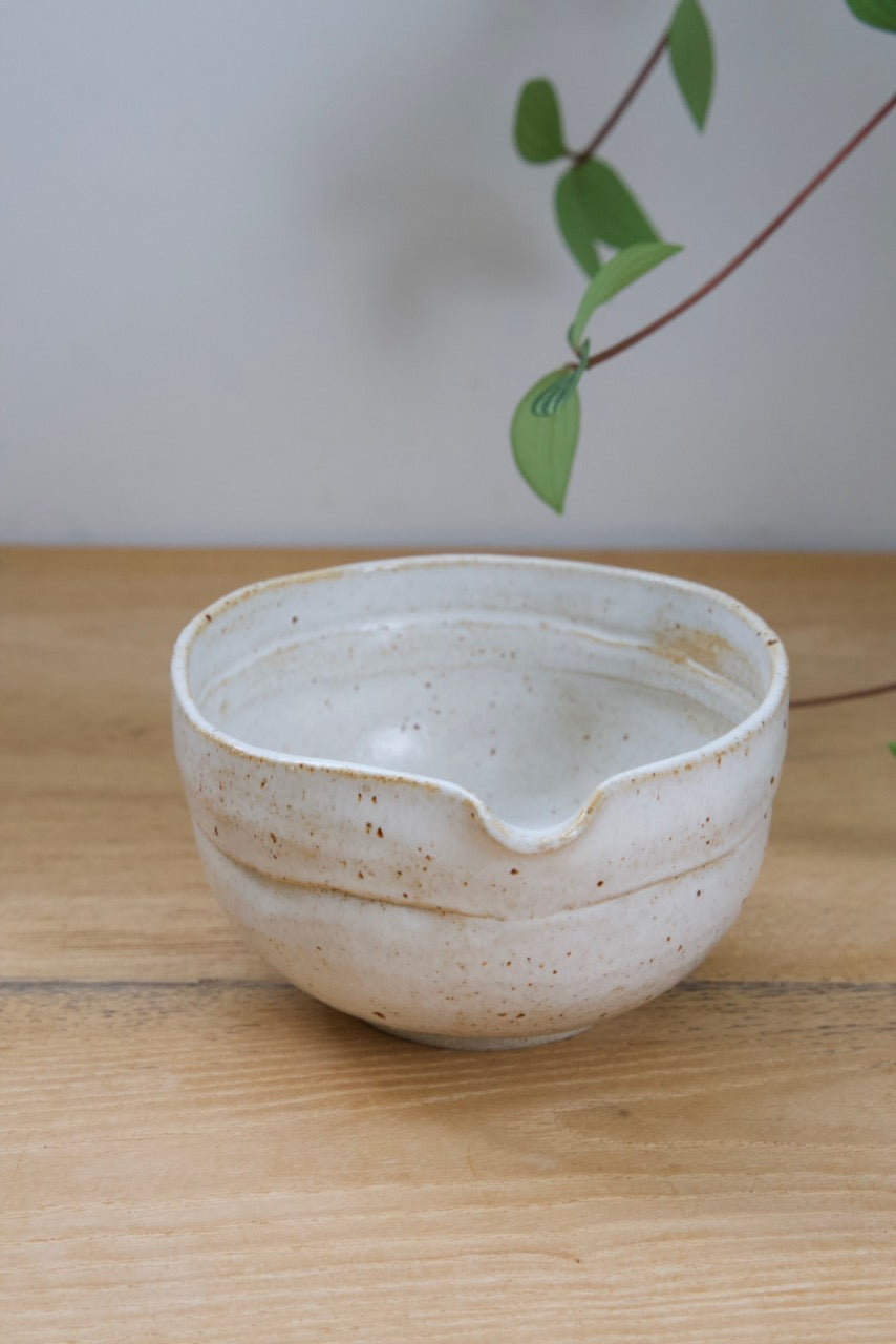 Stonewave Matcha bowl and whisk rest