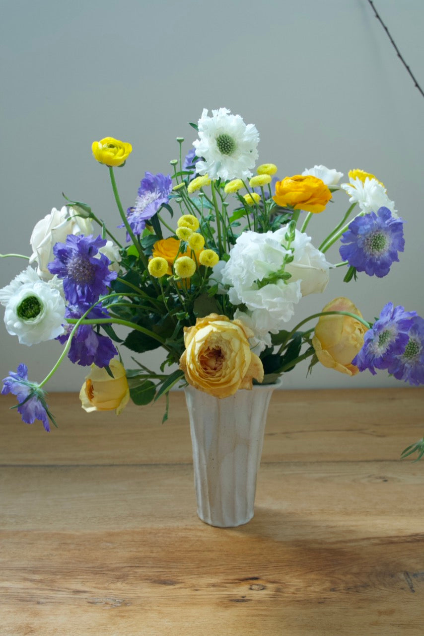 Stonewhite Trace Vase - medium - SALE