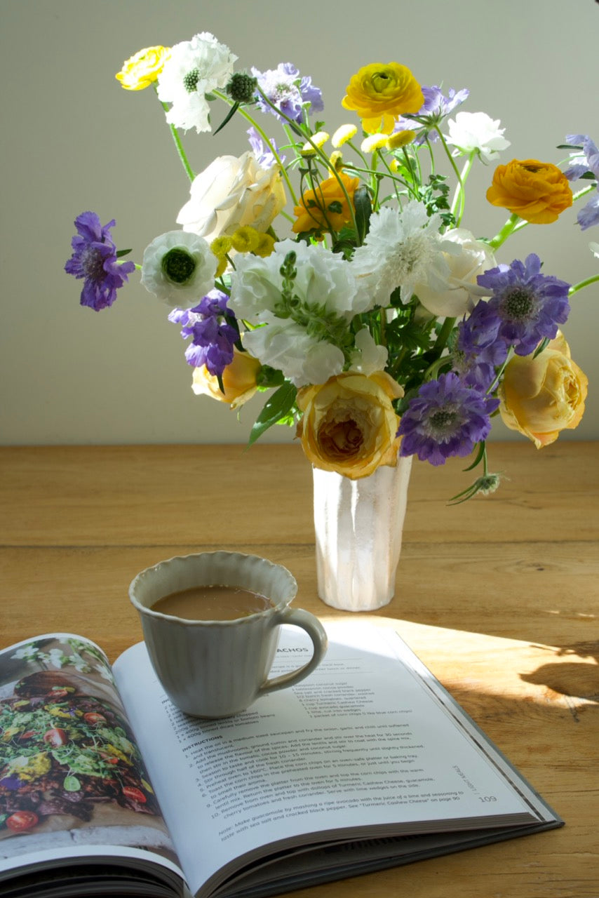 Stonewhite Trace Vase - medium - SALE