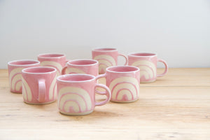 Tickled pink mugs