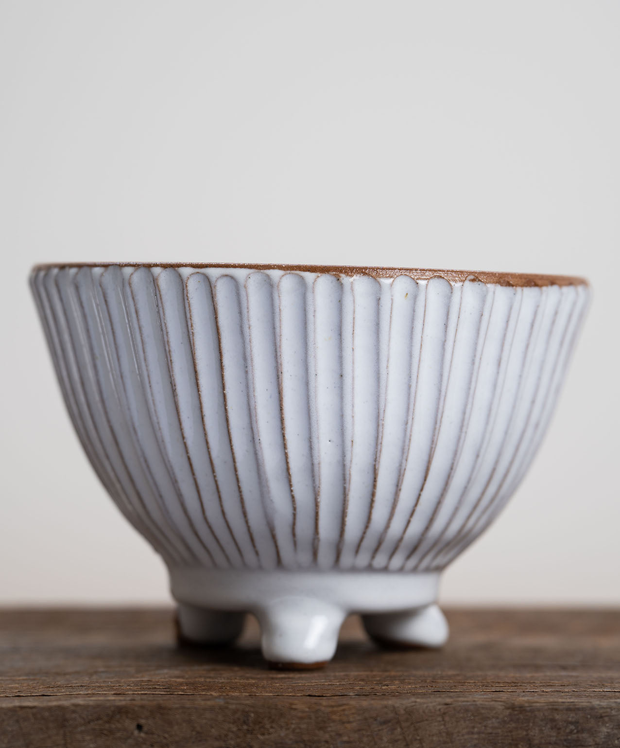 Sandscape footed bowl